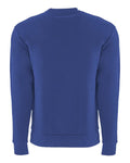 Next Level 9001 Unisex Santa Barbara Pocket Crewneck Sweatshirt - Royal - back