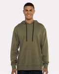 Next Level 9301 Unisex Laguna Hoodie Sweatshirt - Military Green/ Black - model front