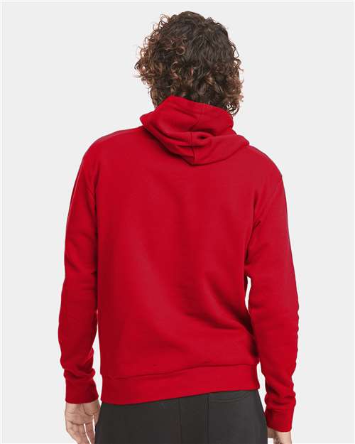 Next Level 9303 Unisex Santa Barbara Hoodie Sweatshirt - Red - model back