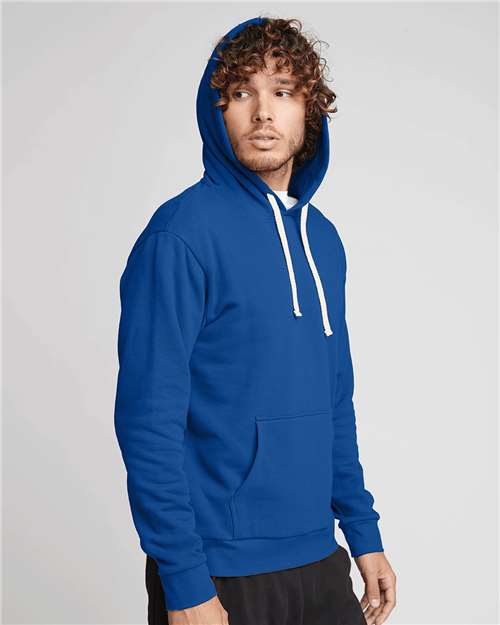 Next Level 9303 Unisex Santa Barbara Hoodie Sweatshirt - Royal - model side