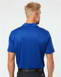 Adidas A324 Men's 3-Stripes Chest Polo - Collegiate Royal/ Grey Three - model back