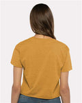 Next Level 5080 Women's Festival Crop Top - Antique Gold - model back