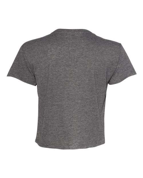 Next Level 5080 Women's Festival Crop Top - Charcoal - back