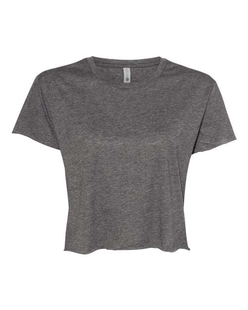 Next Level 5080 Women's Festival Crop Top - Charcoal - front