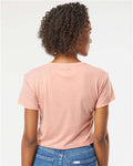 Next Level 5080 Women's Festival Crop Top - Desert Pink - model back