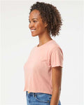Next Level 5080 Women's Festival Crop Top - Desert Pink - model side