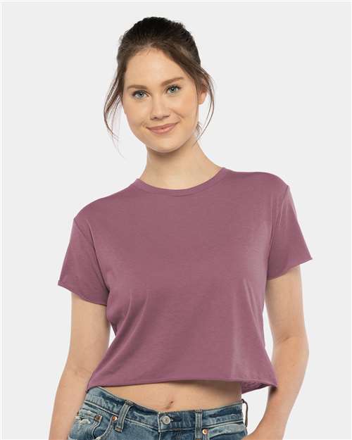 Next Level 5080 Women's Festival Crop Top - Shiraz - model front
