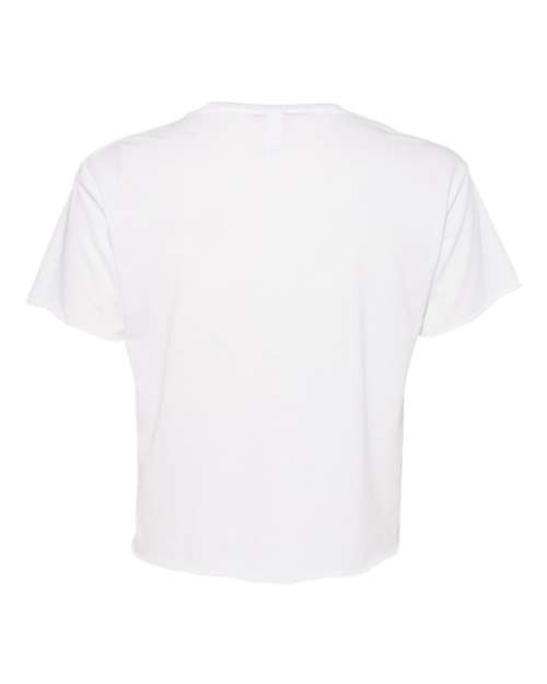 Next Level 5080 Women's Festival Crop Top - White - back
