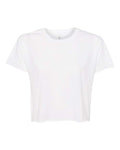 Next Level 5080 Women's Festival Crop Top - White - front