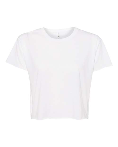 Next Level 5080 Women's Festival Crop Top - White - front
