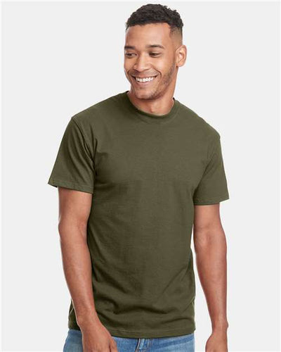 Next Level 7410S Unisex Power Crew Tee - Military Green - front