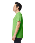 Gildan G800 DryBlend T-Shirt - Lime - model side