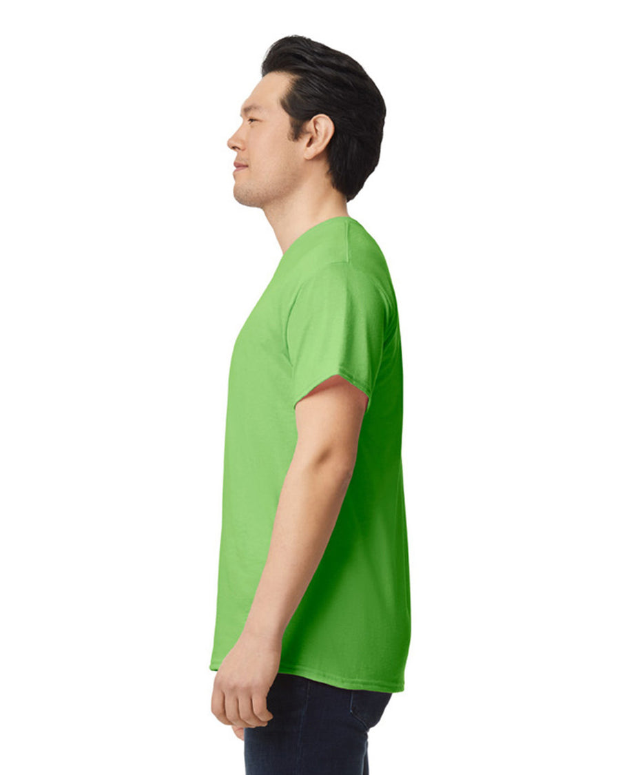 Gildan G800 DryBlend T-Shirt - Lime - model side