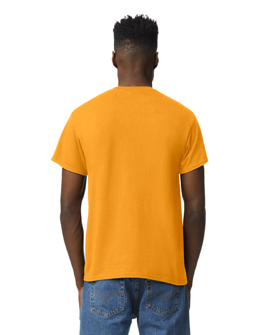 Gildan G800 DryBlend T-Shirt - Gold - model back