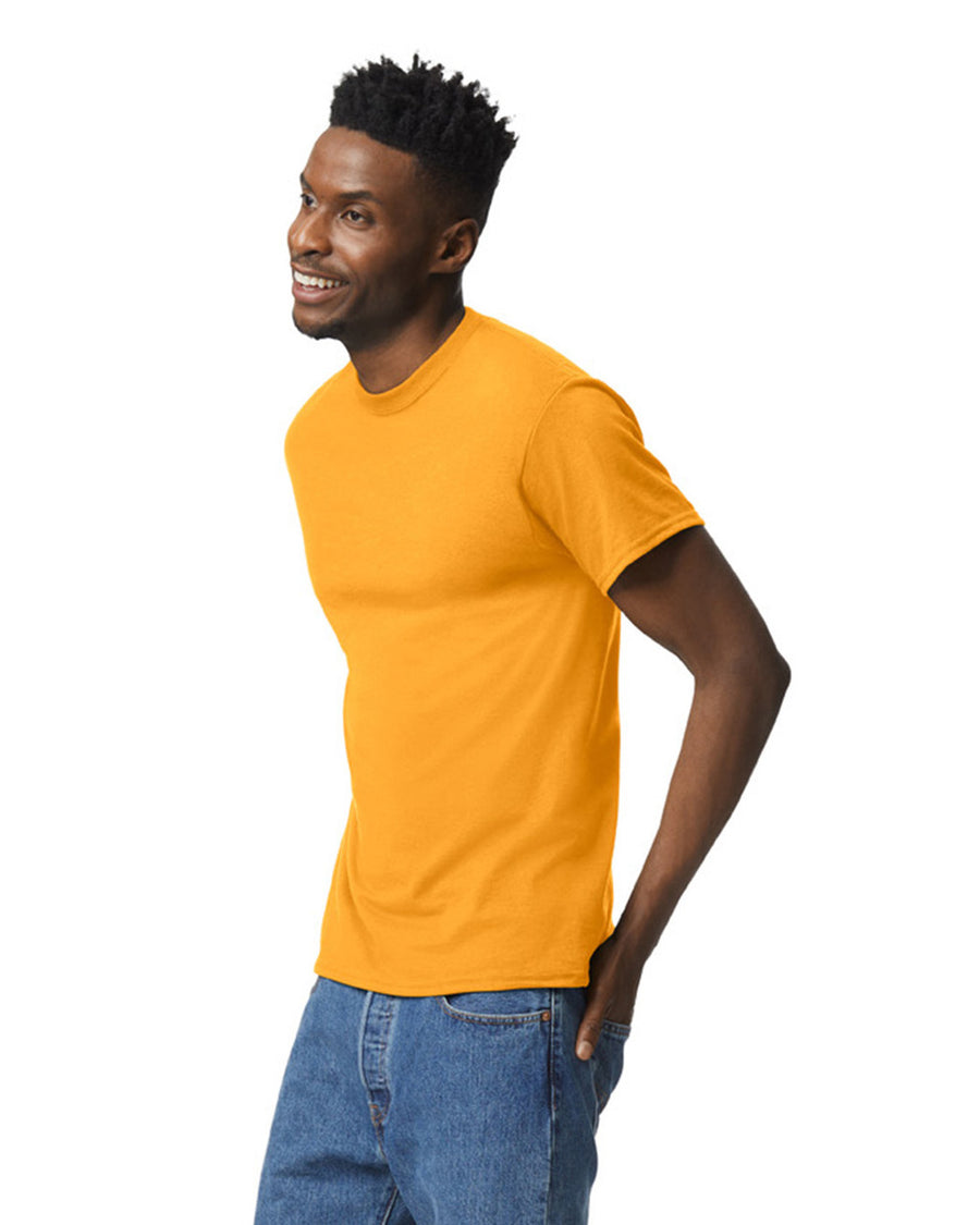 Gildan G800 DryBlend T-Shirt - Gold - model side