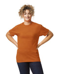 Gildan G800 DryBlend T-Shirt - Orange - model front