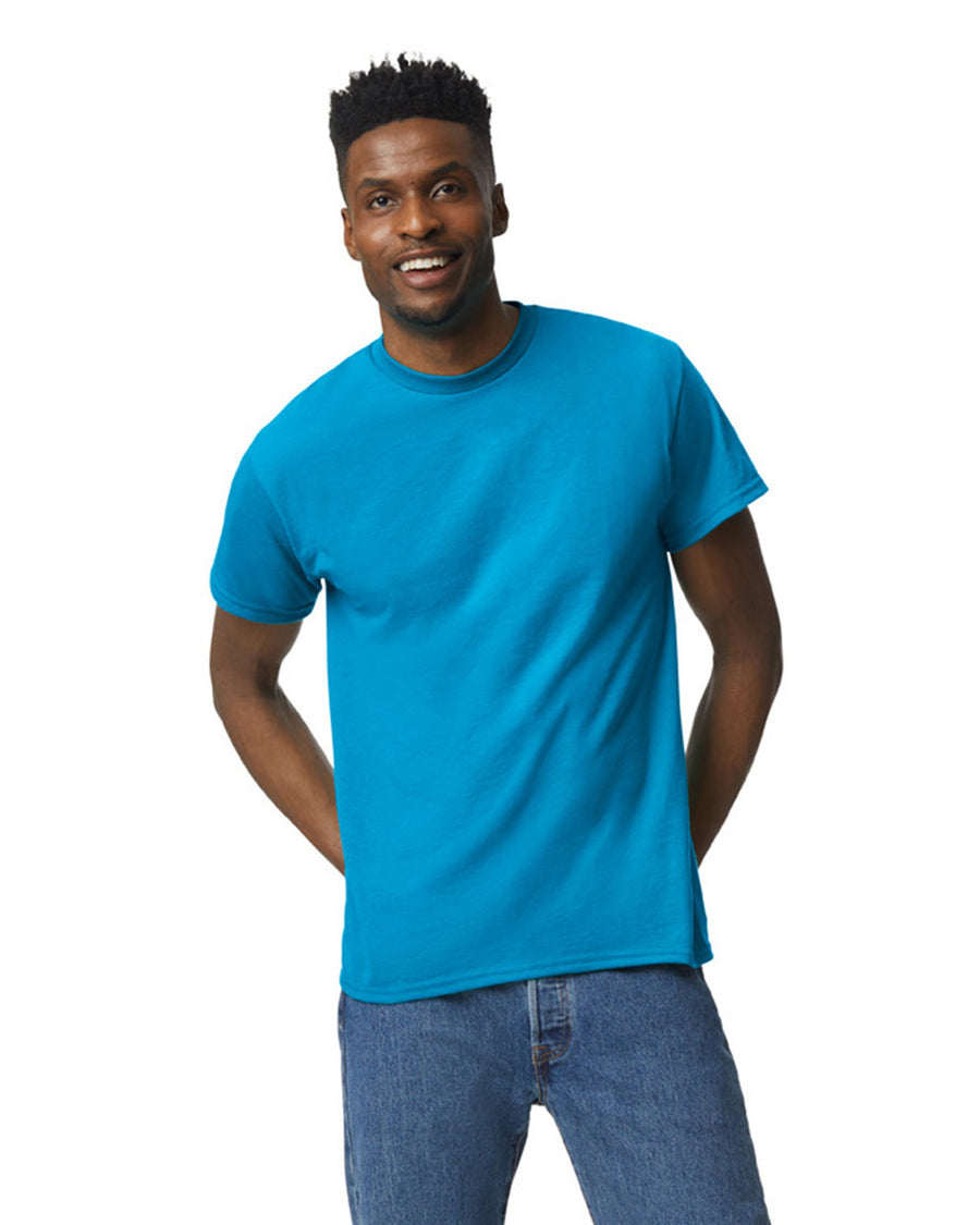 Gildan G800 DryBlend T-Shirt - Sapphire - model front