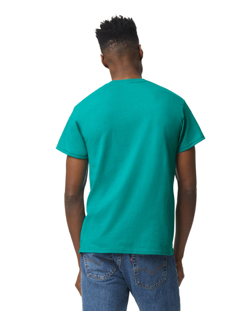 Gildan G800 DryBlend T-Shirt - Jade Dome - model back