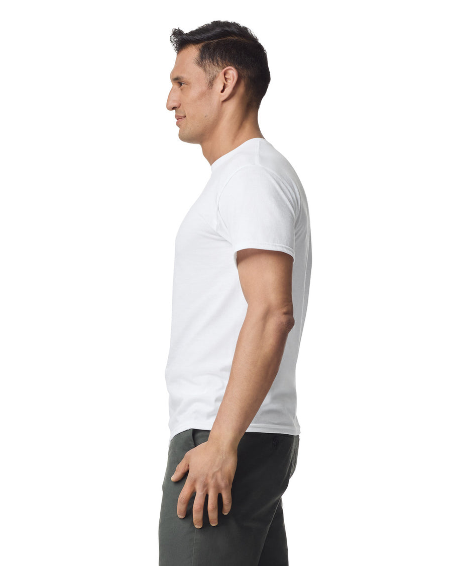 Gildan G800 DryBlend T-Shirt - White - model side
