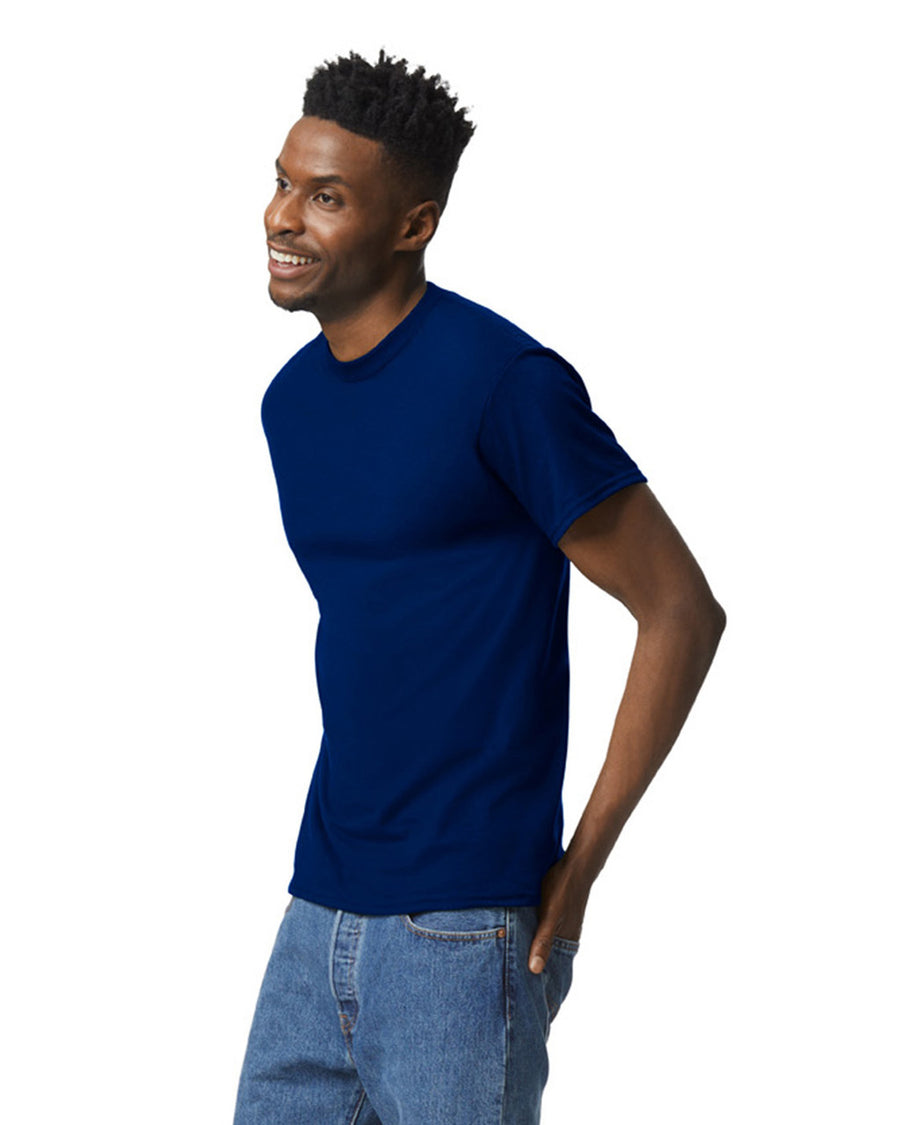 Gildan G800 DryBlend T-Shirt - Navy - model side