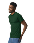Gildan G800 DryBlend T-Shirt - Forest Green - model side