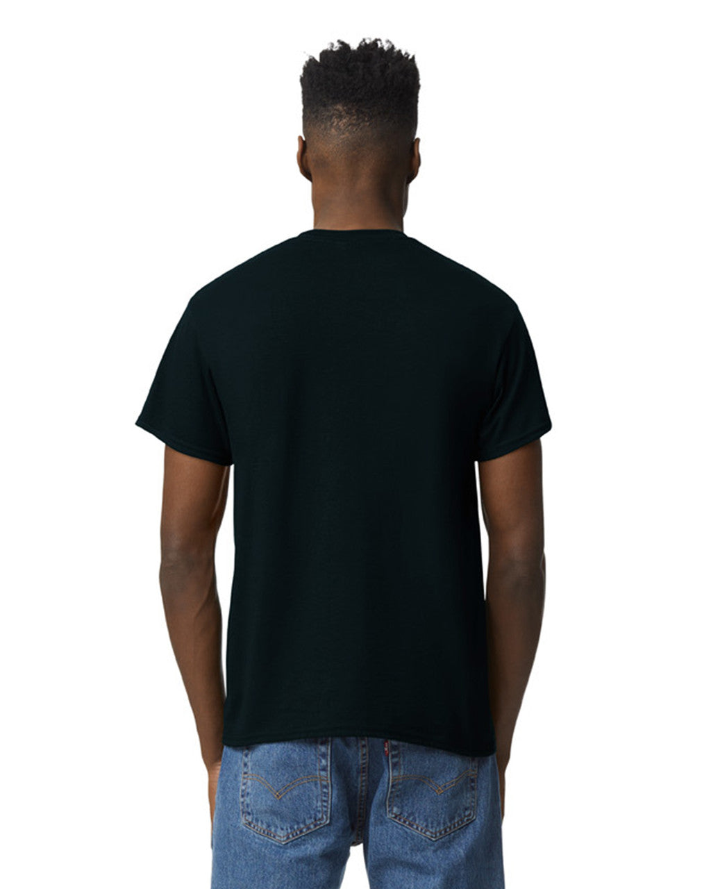 Gildan G800 DryBlend T-Shirt - Black - model back