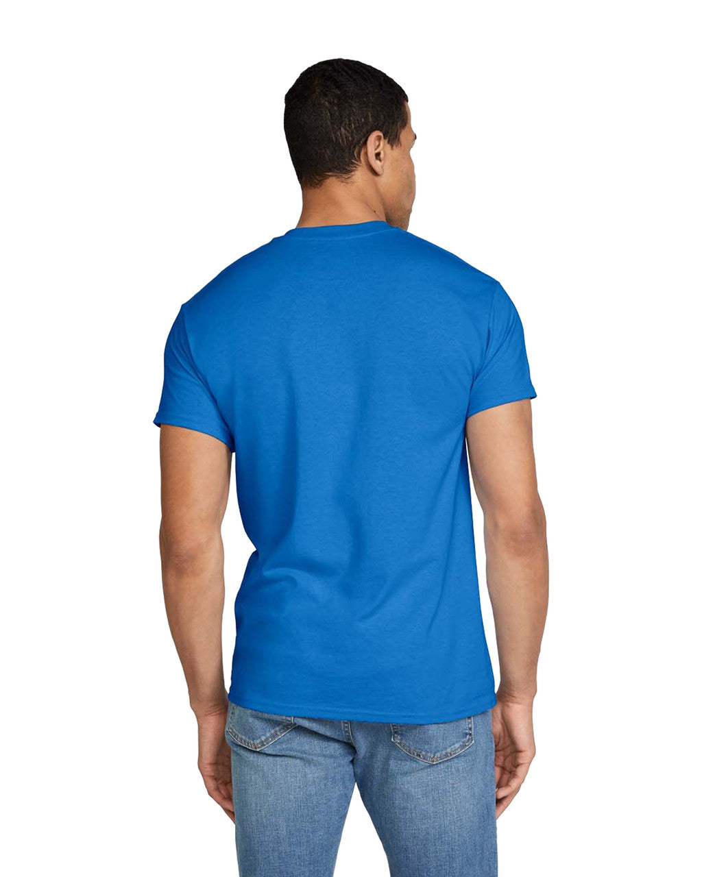Gildan G800 DryBlend T-Shirt - Royal - model back