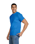 Gildan G800 DryBlend T-Shirt - Royal - model side