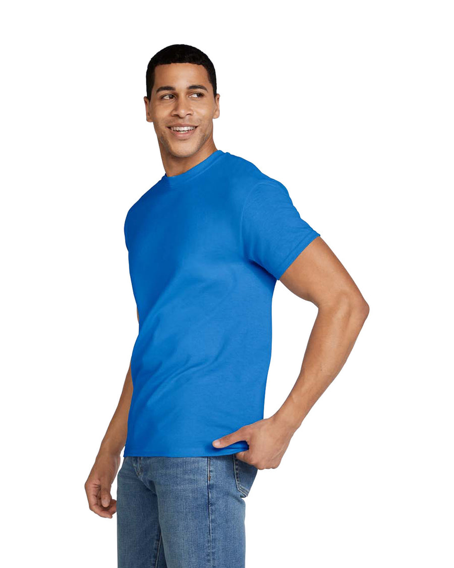 Gildan G800 DryBlend T-Shirt - Royal - model side