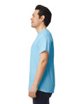 Gildan G800 DryBlend T-Shirt - Light Blue - model side