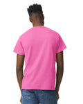 Gildan G800 DryBlend T-Shirt - Azalea - model back
