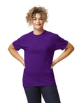 Gildan G800 DryBlend T-Shirt - Purple - model front