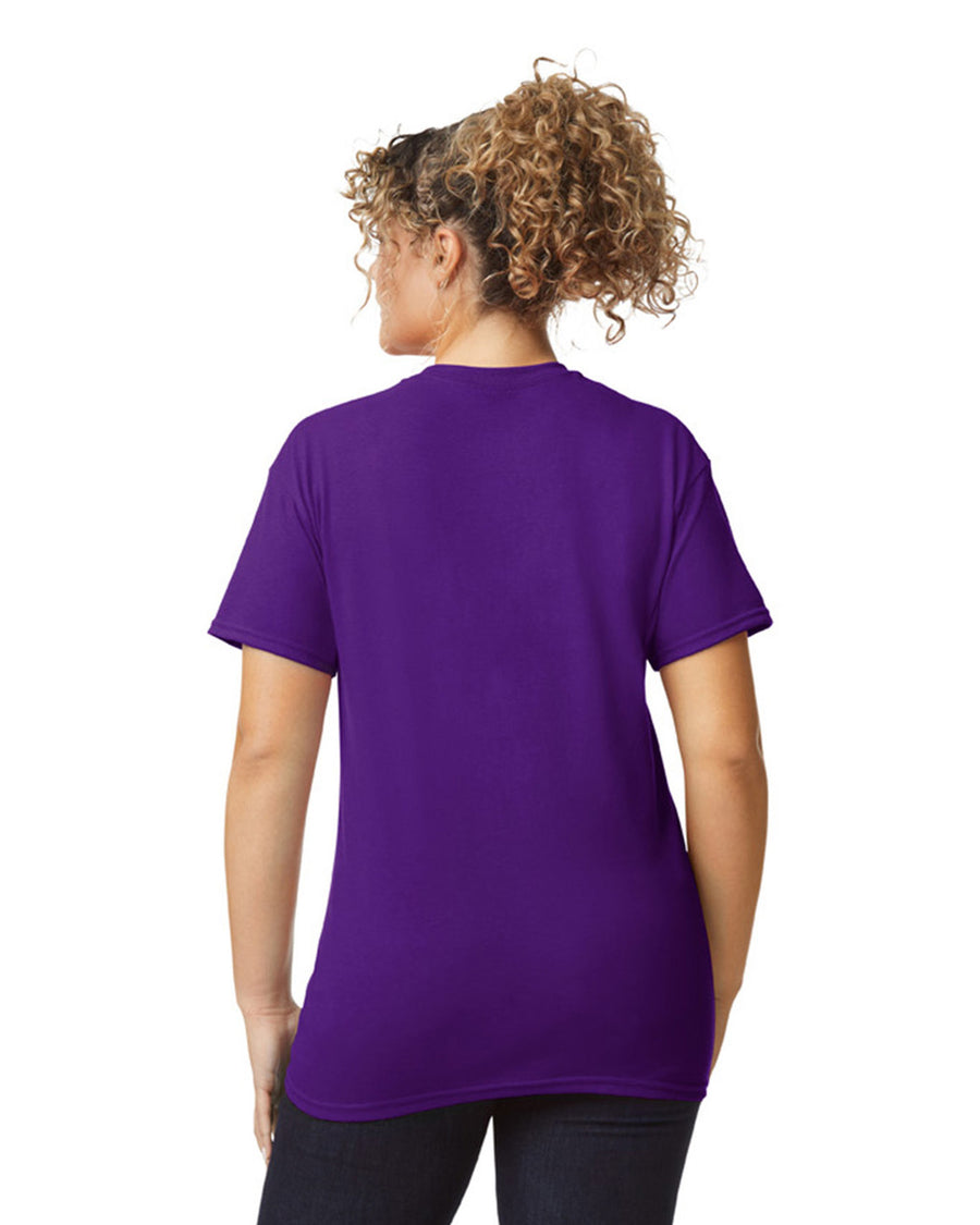 Gildan G800 DryBlend T-Shirt - Purple - model back