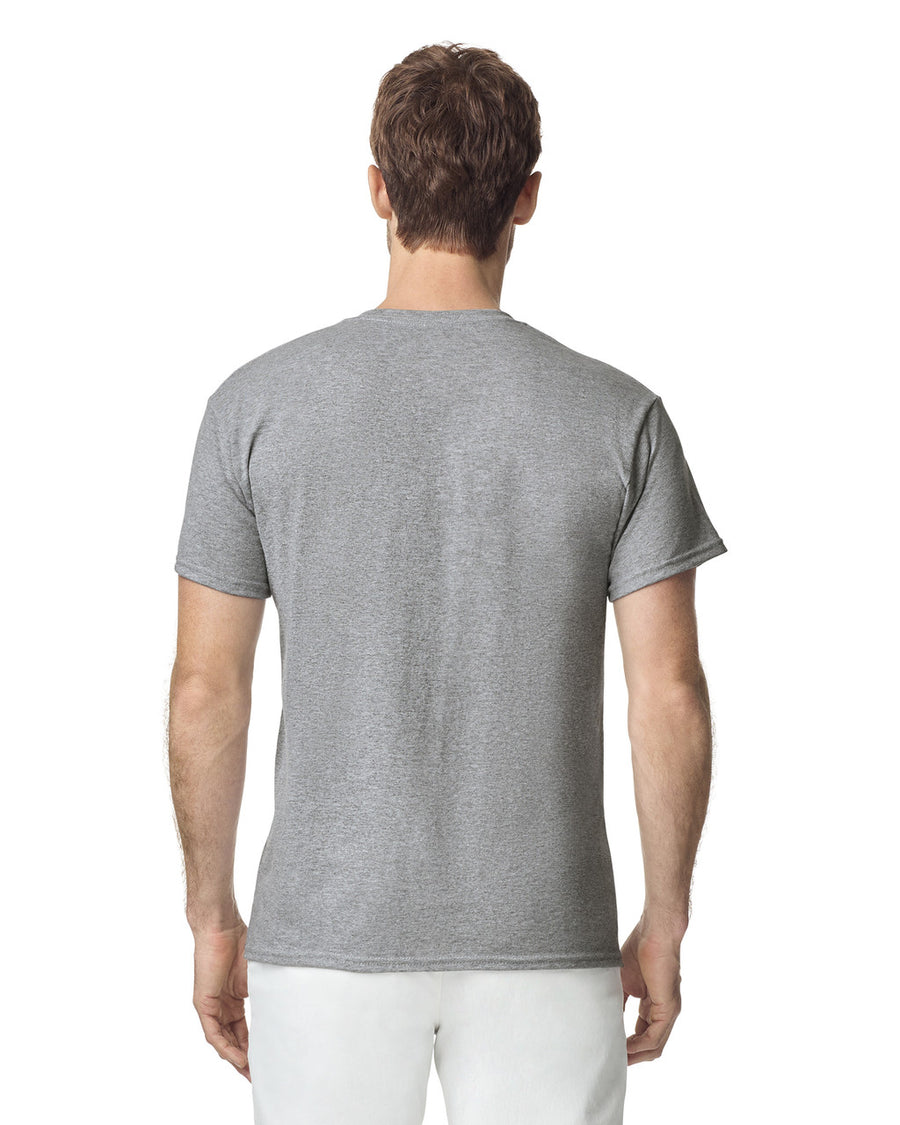 Gildan G800 DryBlend T-Shirt - Sport Grey - model back