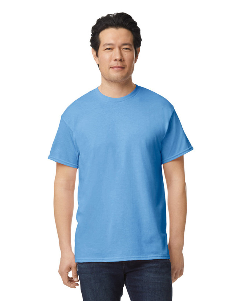 Gildan G800 DryBlend T-Shirt - Carolina Blue - model front