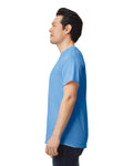Gildan G800 DryBlend T-Shirt - Carolina Blue - model side