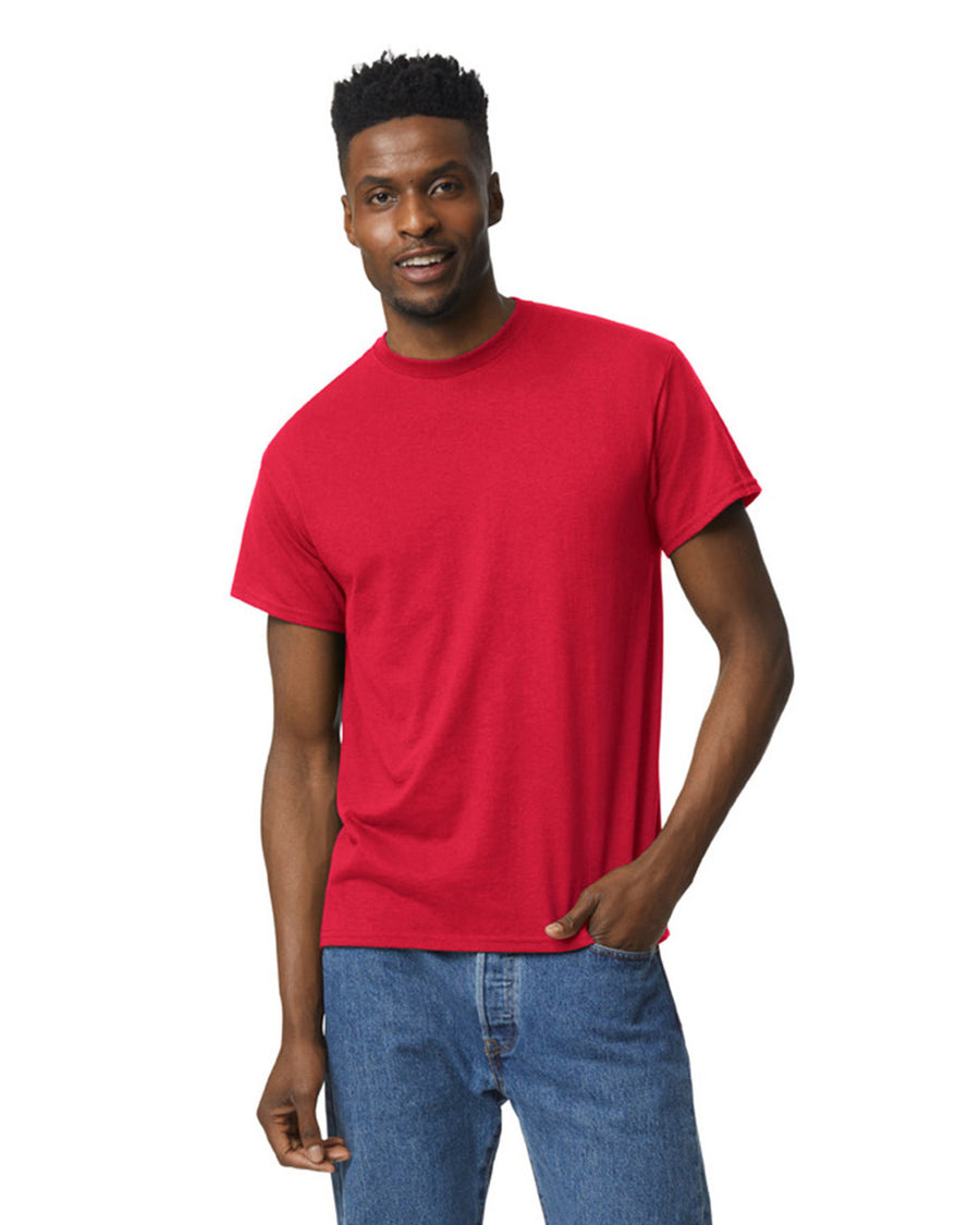 Gildan G800 DryBlend T-Shirt - Scarlet Red - model front