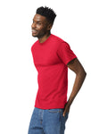 Gildan G800 DryBlend T-Shirt - Scarlet Red - model side
