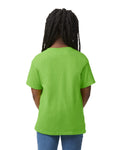Gildan 8000B Youth DryBlend T-Shirt - Lime - model back