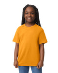 Gildan 8000B Youth DryBlend T-Shirt - Gold - model front