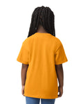 Gildan 8000B Youth DryBlend T-Shirt - Gold - model back
