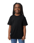 Gildan 8000B Youth DryBlend T-Shirt - Black - model front