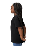 Gildan 8000B Youth DryBlend T-Shirt - Black - model side