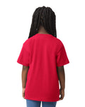 Gildan 8000B Youth DryBlend T-Shirt - Red - model back