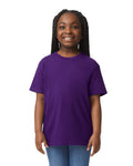 Gildan 8000B Youth DryBlend T-Shirt - Purple - model front