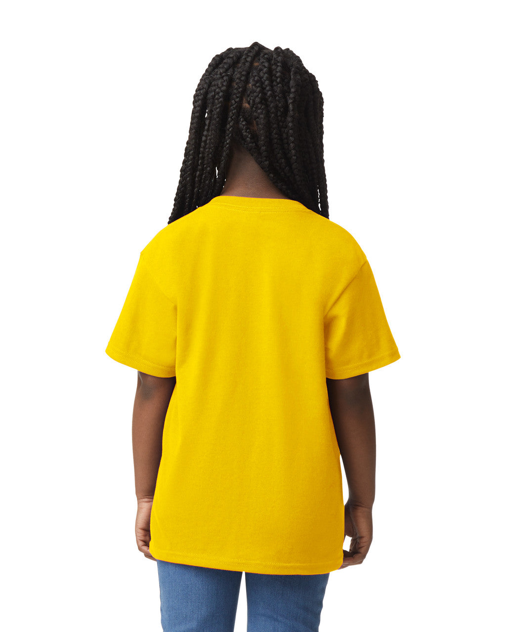 Gildan 8000B Youth DryBlend T-Shirt - Daisy - model back
