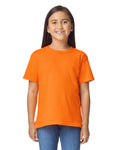Gildan 8000B Youth DryBlend T-Shirt - Orange - model front