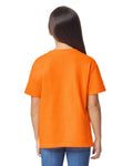 Gildan 8000B Youth DryBlend T-Shirt - Orange - model back