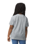 Gildan 8000B Youth DryBlend T-Shirt - Gravel - model back