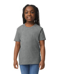 Gildan 8000B Youth DryBlend T-Shirt - Graphite Heather - model front